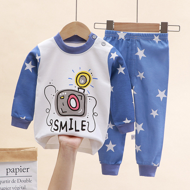 Zestawy ubrań dla niemowląt: koszula + spodnie 2 sztuki, jesień/zima, dla dziewczynek i chłopców - Wianko - 8