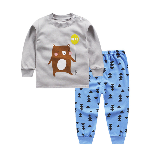 Zestawy ubrań dla niemowląt: koszula + spodnie 2 sztuki, jesień/zima, dla dziewczynek i chłopców - Wianko - 14