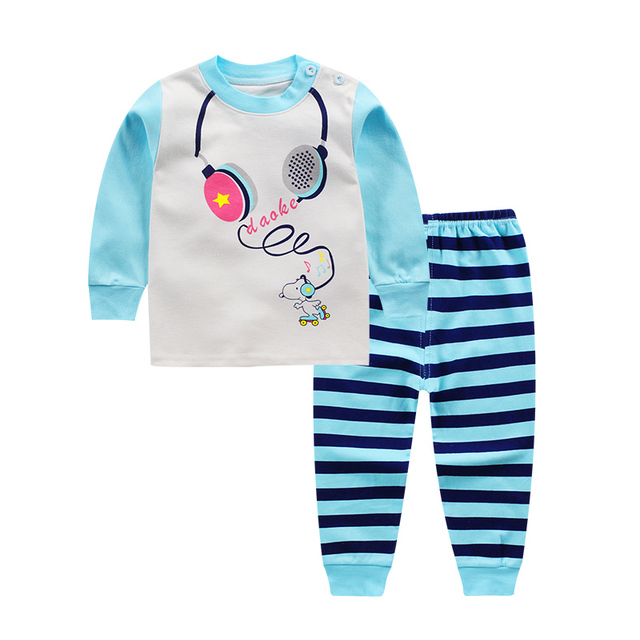 Zestawy ubrań dla niemowląt: koszula + spodnie 2 sztuki, jesień/zima, dla dziewczynek i chłopców - Wianko - 19