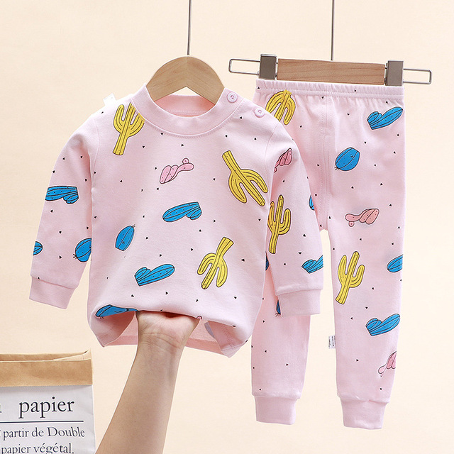 Zestawy ubrań dla niemowląt: koszula + spodnie 2 sztuki, jesień/zima, dla dziewczynek i chłopców - Wianko - 2