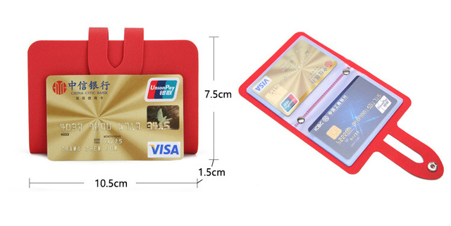 Etui na karty i dokumenty dla kobiet i mężczyzn w kolorze multi-card slot - Wianko - 18