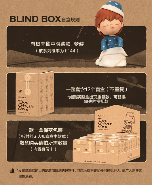 Niespodziankowe pudełko z oryginalną figurką anime Pop Mart HIRONO druga seria - Wianko - 5