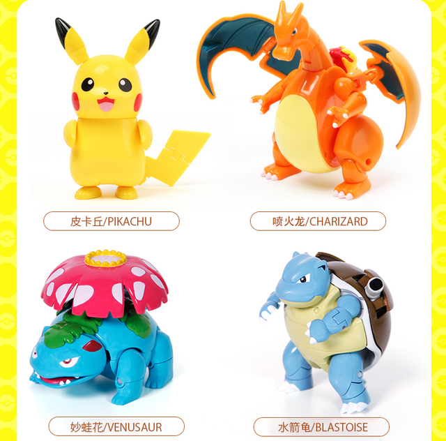 Pokemon zestaw zabawek Pikachu Charmander Pokeball - oryginalny model anime, idealny prezent świąteczny - Wianko - 6