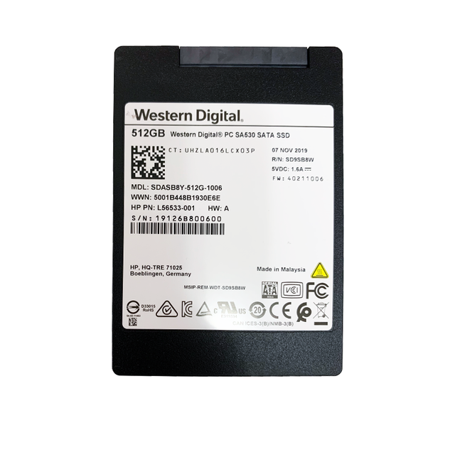 Wewnętrzny dysk SSD Western Digital 256GB/512GB 2.5'' SATA 3.0 6 GB/s 3D NAND dla komputerów stacjonarnych - Wianko - 3