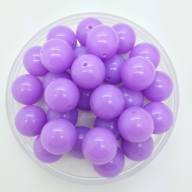 100 sztuk podstawowe kolory akrylowe okrągłe perły Spacer luźne koraliki DIY - Wianko - 15