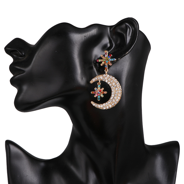 Kolczyki JUJIA sztyft, nowoczesny design, biżuteria ślubna, styl vintage - Wianko - 156