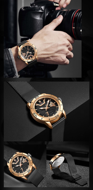 Zegarek męski NAVIFORCE 2021, luksusowy, stalowy pasek, wodoodporny, kwarcowy z datą i cyfrowym wyświetlaczem - Wianko - 12