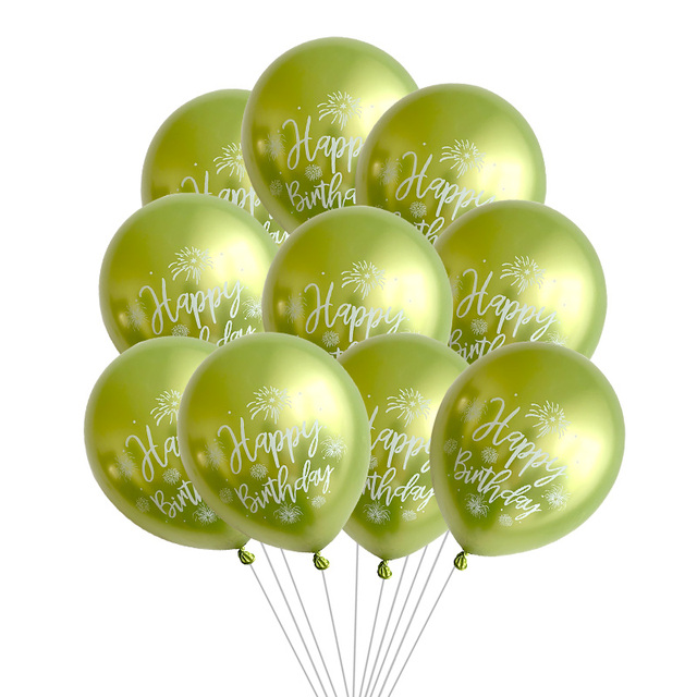 Zestaw balonów 18 cali - gwiazda, serce, 12 cali metaliczne, hiszpańskie, litery alfabetu - dekoracje urodzinowe Baby Shower - Wianko - 8