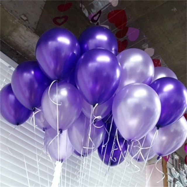 50 sztuk czarnych, srebrnych i białych lateksowych balonów 10 cali do dekoracji urodzin, ślubów, Walentynek i Bożego Narodzenia - Wianko - 7
