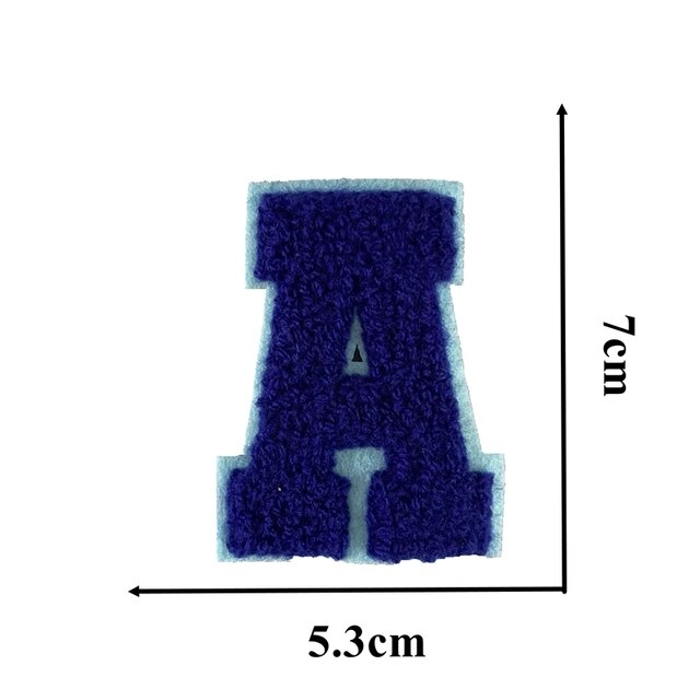 Nowe 3D kolorowe litery Chenille A-Z - Łatki haftowane zestaw - Wianko - 30