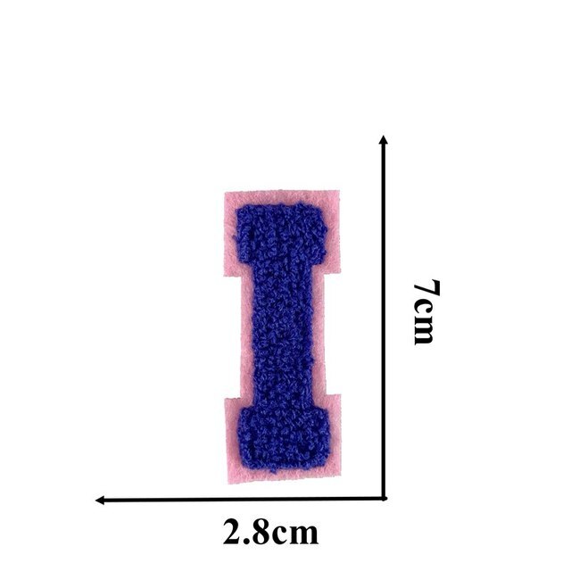 Nowe 3D kolorowe litery Chenille A-Z - Łatki haftowane zestaw - Wianko - 22