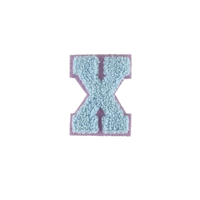 Nowe 3D kolorowe litery Chenille A-Z - Łatki haftowane zestaw - Wianko - 8