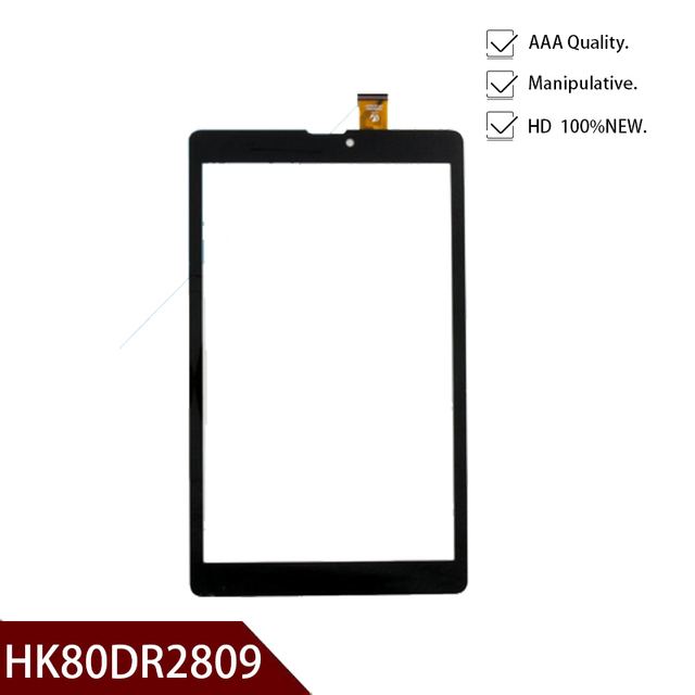 Nowy ekran dotykowy 8'' HK80DR2809 QX20151104 do tabletu - szklany panel digitizera - Wianko - 1