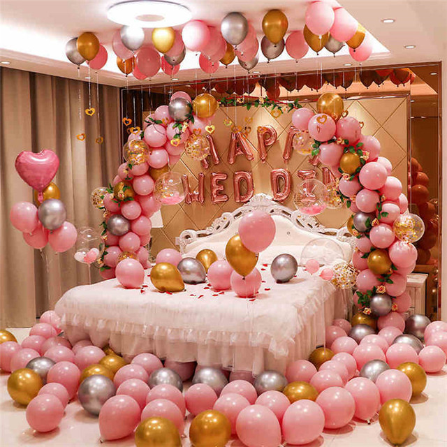 Różowe złote foliowe balony z cyframi 2020, 18, 30 - urodzinowa i weselna dekoracja dla dorosłych i dzieci (32 calowe) - Wianko - 4