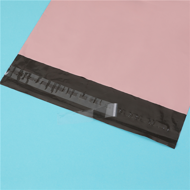 Poliwodoodporna różowa torba kurierska do przechowywania plastikowych ubrań - Wianko - 14