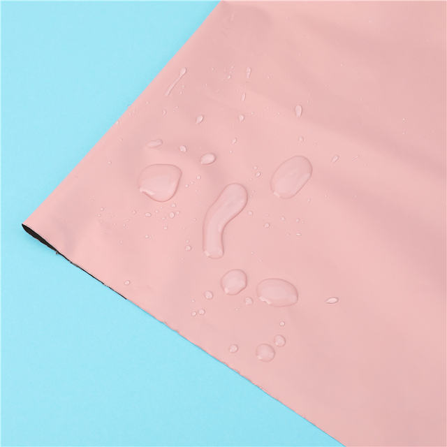 Poliwodoodporna różowa torba kurierska do przechowywania plastikowych ubrań - Wianko - 15