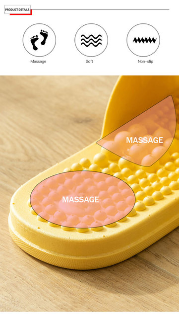 Kapcie unisex do masażu z antypoślizgową podeszwą - Wianko - 5