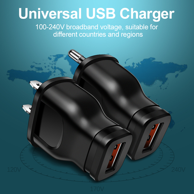 Zasilacz Uniwersalny USB 5V 1A AC/DC do ładowania telefonów Iphone Samsung UE USA - Wianko - 4