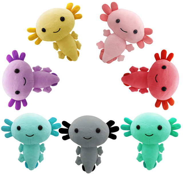 20CM Kawaii Axolotl pluszowe zabawki - lalki dla dzieci na urodziny i Boże Narodzenie - Wianko - 1