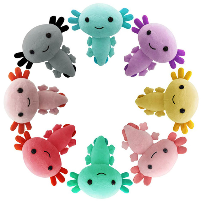 20CM Kawaii Axolotl pluszowe zabawki - lalki dla dzieci na urodziny i Boże Narodzenie - Wianko - 2