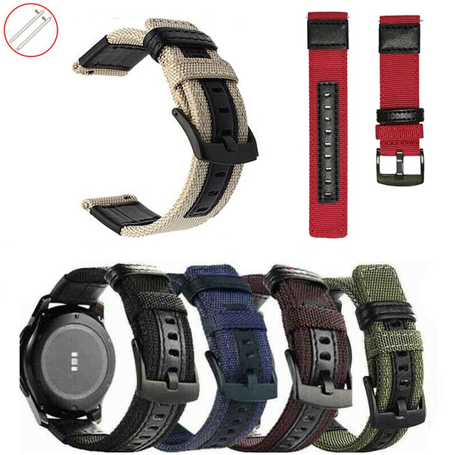 Pasek skórzany do zegarka Realme 2 S Pro nylonowy, inteligentna opaska bransoletka Quick Release, prawdziwa bransoleta od zegarka Correa - Wianko - 3