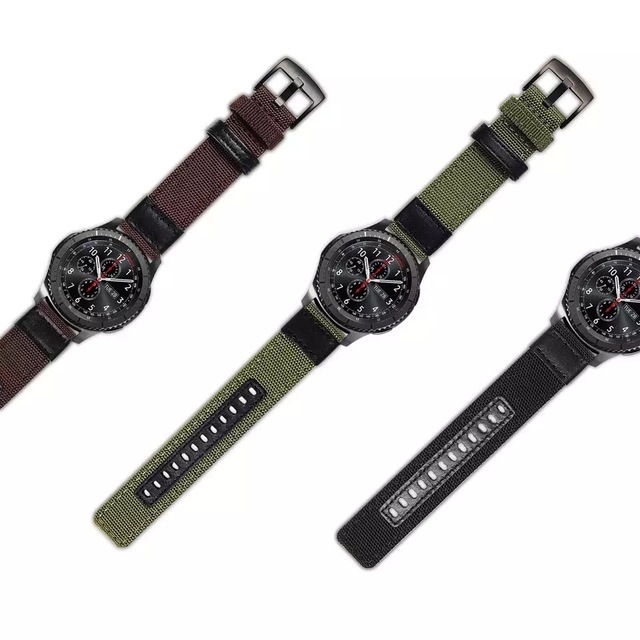 Pasek skórzany do zegarka Realme 2 S Pro nylonowy, inteligentna opaska bransoletka Quick Release, prawdziwa bransoleta od zegarka Correa - Wianko - 5