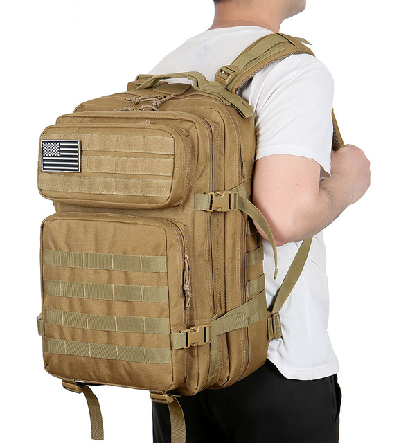 Kamuflażowy plecak wojskowy mężczyzn o pojemności 50L - Wianko - 12