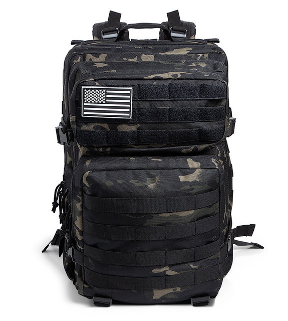 Kamuflażowy plecak wojskowy mężczyzn o pojemności 50L - Wianko - 2