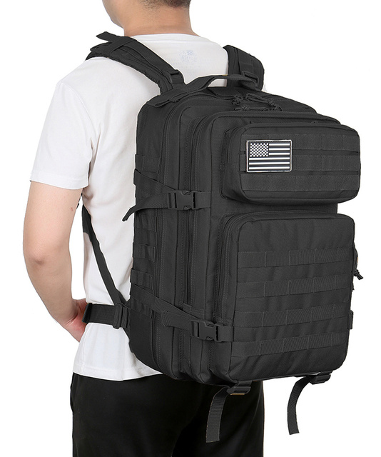 Kamuflażowy plecak wojskowy mężczyzn o pojemności 50L - Wianko - 13
