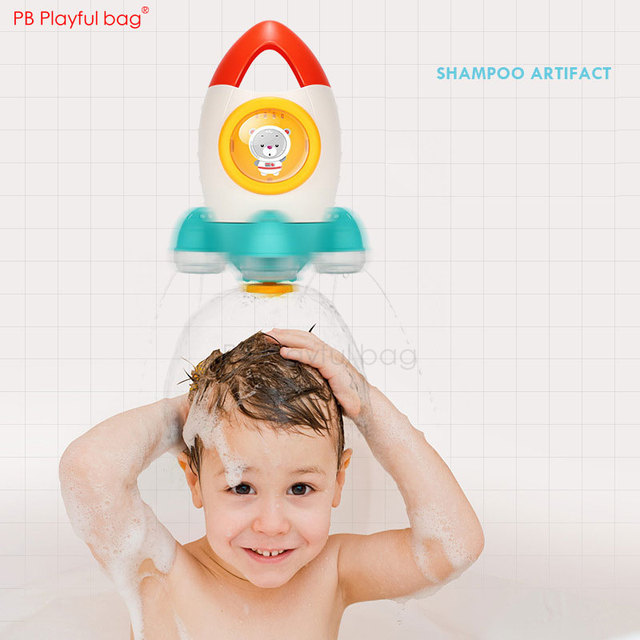 Zabawka do kąpieli - elektryczna rakieta, strumień wody pod ciśnieniem, gorący prezent dla dzieci - Wianko - 2
