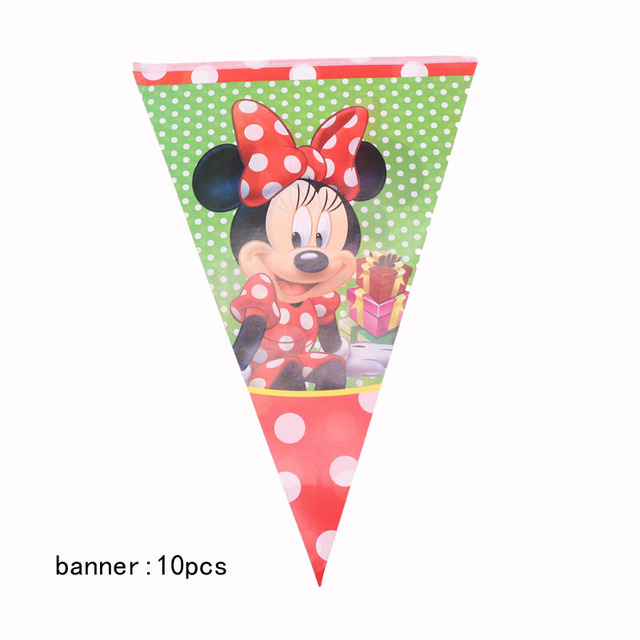 Zestaw urodzinowy Minnie Mouse - czerwone dekoracje jednorazowe (puchar, talerz, serwetki) dla dziewczynki - Wianko - 6