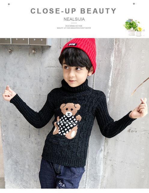 Rozpinany sweter kurtka dla chłopców - wiosenny/jesienny, żakardowy z dekoltem w kształcie litery V, dla dzieci w wieku 2-10 lat - Wianko - 60