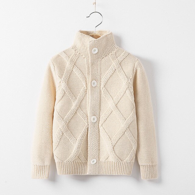 Rozpinany sweter kurtka dla chłopców - wiosenny/jesienny, żakardowy z dekoltem w kształcie litery V, dla dzieci w wieku 2-10 lat - Wianko - 22