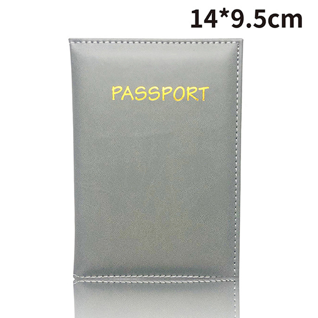Etui podróżne na paszporty i karty w stylu portfela z organizatorem dokumentów, skórzane - Wianko - 4