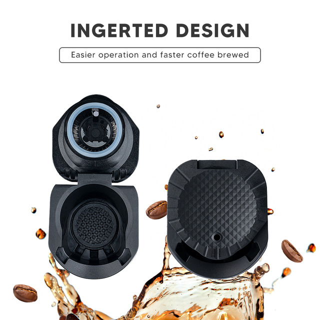 Adapter Icafilas do ekspresów Nescafe Dolce Gusto Genio s i Nespresso - uchwyt wielokrotnego użytku dla kapsułki Piccolo XS - Wianko - 4