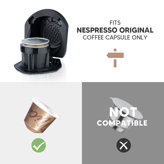 Adapter Icafilas do ekspresów Nescafe Dolce Gusto Genio s i Nespresso - uchwyt wielokrotnego użytku dla kapsułki Piccolo XS - Wianko - 7