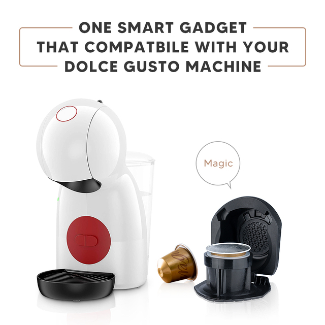 Adapter Icafilas do ekspresów Nescafe Dolce Gusto Genio s i Nespresso - uchwyt wielokrotnego użytku dla kapsułki Piccolo XS - Wianko - 8