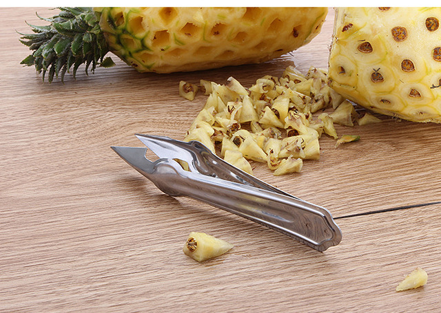 Nóż do ananasa z ananasowym obierakiem i urządzeniem do usuwania nasion, stal nierdzewna - Wianko - 29