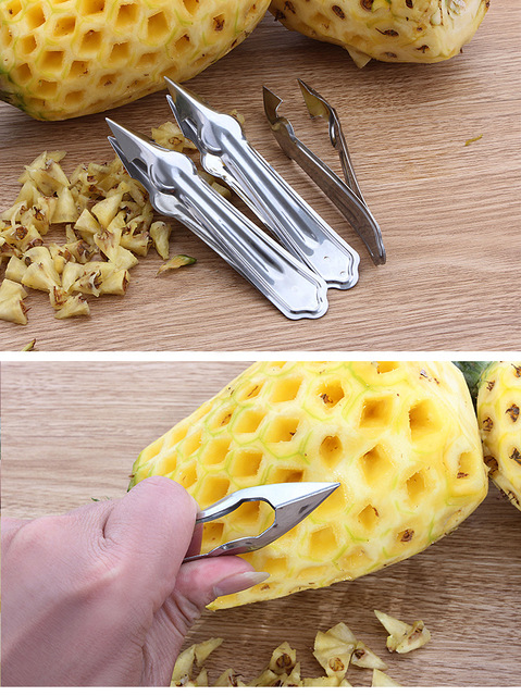 Nóż do ananasa z ananasowym obierakiem i urządzeniem do usuwania nasion, stal nierdzewna - Wianko - 26