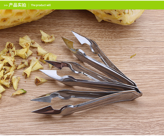 Nóż do ananasa z ananasowym obierakiem i urządzeniem do usuwania nasion, stal nierdzewna - Wianko - 25