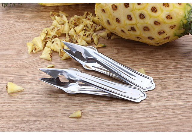 Nóż do ananasa z ananasowym obierakiem i urządzeniem do usuwania nasion, stal nierdzewna - Wianko - 30