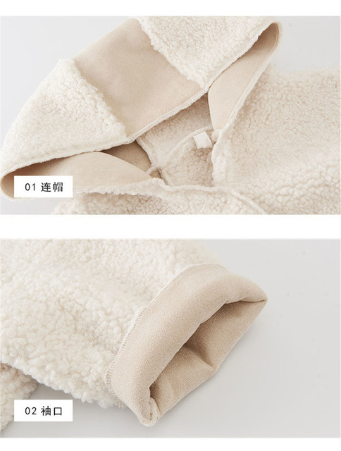 Wełniany płaszcz zimowy dla dziewczynek - ciepła odzież dziecięca, długi płaszcz w koreańskim stylu, jednokolorowy - Wianko - 15