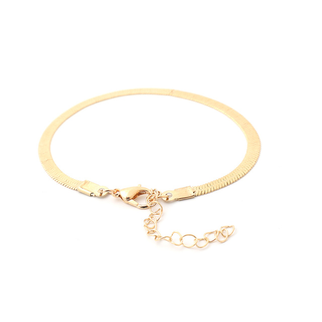 Modna bransoletka łańcuch ze stali nierdzewnej w stylu węża - złote linki - Wianko - 4