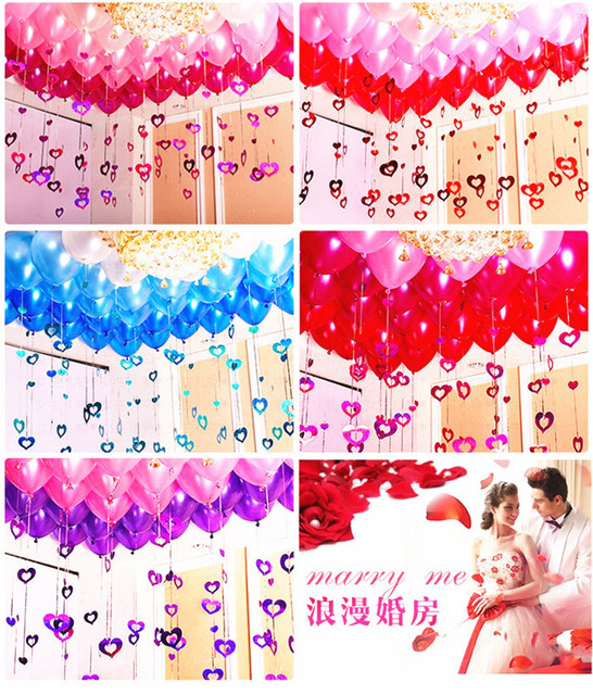 Zestaw 5 różowych lateksowych balonów dekoracyjnych z motywem serca - impreza urodzinowa, ślub, miłość, balony brzuszkowe chłopiec - Wianko - 4