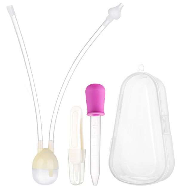 Zestaw medyczny do nosa dla noworodka - bezpieczny czyścik zasysający próżniowo, zakraplacz i akcesoria do pielęgnacji dziecka - Wianko - 8