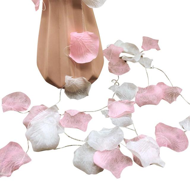 Kolorowe 3D girlandy w kształcie płatków - ozdoby do wesela, sceny, pokoju wypoczynkowego - rekwizyty ubioru i dekoracji - Wianko - 20