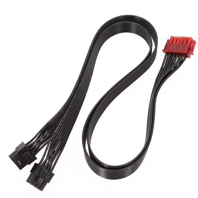 Moduł kablowy zasilający PSU Graphics kabel 12-pinowy na podwójny kabel PCI-E 8Pin(6 + 2Pin) do zasilacza Enermax - Wianko - 6