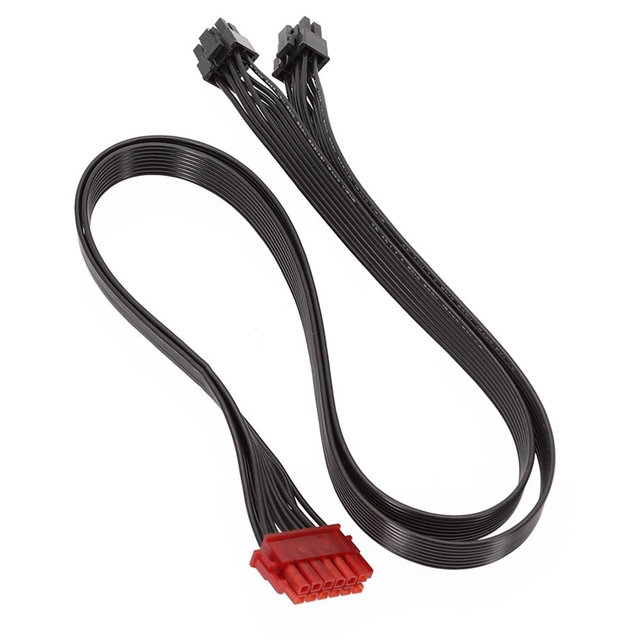 Moduł kablowy zasilający PSU Graphics kabel 12-pinowy na podwójny kabel PCI-E 8Pin(6 + 2Pin) do zasilacza Enermax - Wianko - 5