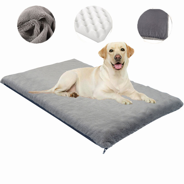 Duży pies mata na łóżko ortopedyczna pianka zachowująca kształt psia buda zdejmowana zmywalna luksusowa sofa dla psa dla małych średnich duże zwierzę domowe - Wianko - 2