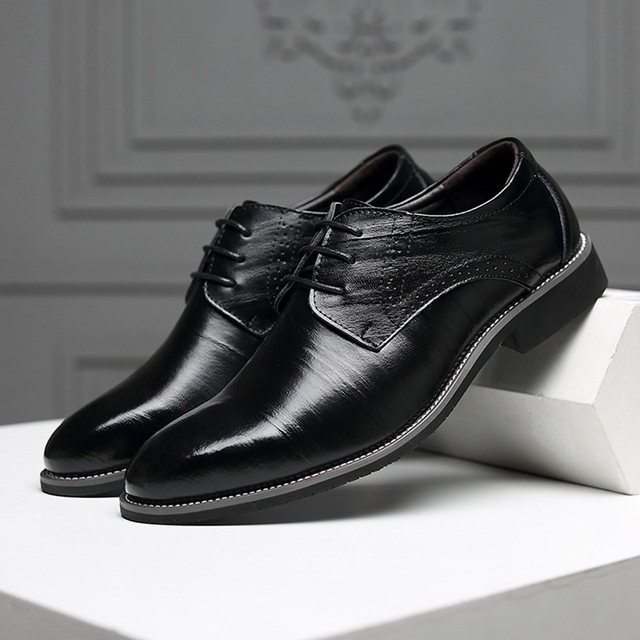 Nowe męskie buty wizytowe zamszowe - modele wiosenne i jesienne, kolor czarny - Wianko - 23